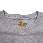 carhartt オリジナルフィット ポケット Tシャツ ポケTee 2XL TALL ORIGINAL FIT グレー コットン