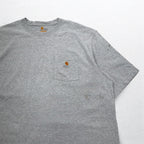 carhartt オリジナルフィット ポケット Tシャツ ポケTee 2XL TALL ORIGINAL FIT グレー コットン
