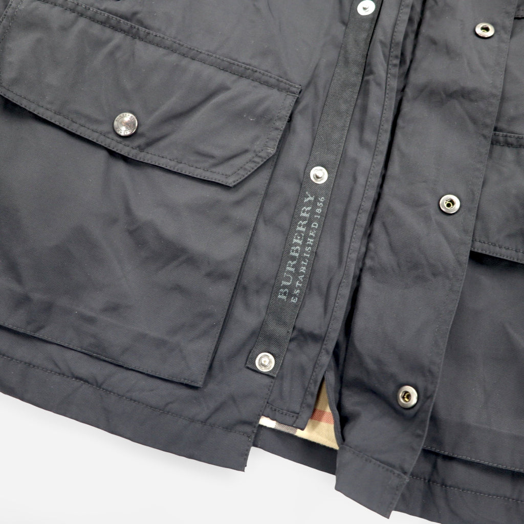 BURBERRY ミリタリー M-65 フィールドジャケット M マルチ ユーティリティポケット 現行タグ 裏地ノバチェック チンストラップ THTHAGAR503NON