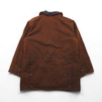 OUTBACK オイルド ハンティングジャケット L ブラウン 襟レザー ケープ付き COUNTRY MAN