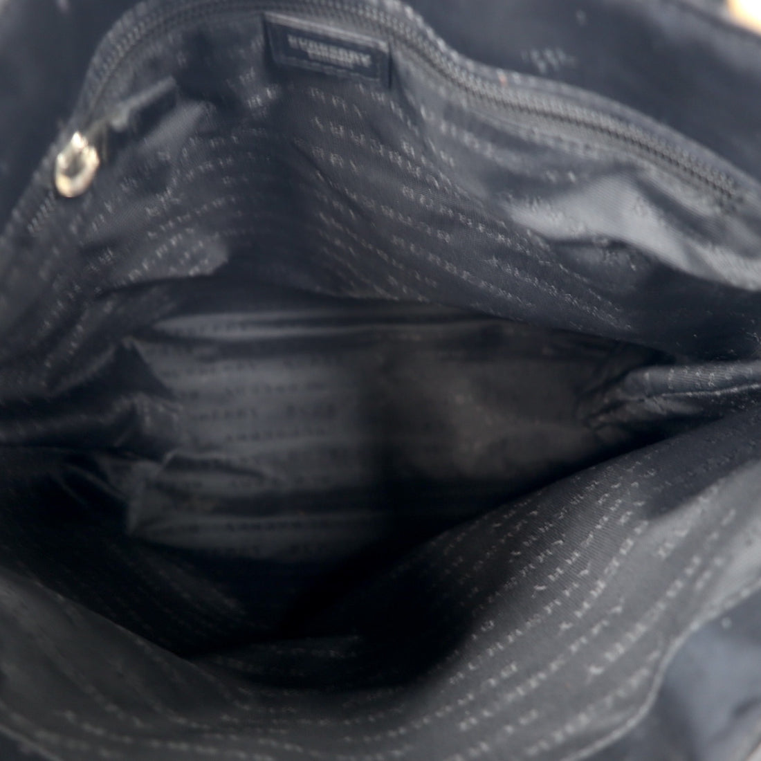 BURBERRY Nova Check Tote Bag Handbag PVC Leather Handle Beige