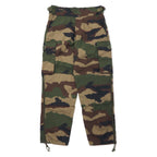 日本然リトテ-古着オンライン-FRENCH ARMY フランス軍 ダブルニー カーゴパンツ M カーキ カモフラ リップストップ ユーティリティ ギミック ミリタリー LEO MINOR 2019-FRENCH ARMY French Army Double Knee Cargo Pants M Khaki camouflage Ripstop Utility Gimmick Military LEO MINOR 2019