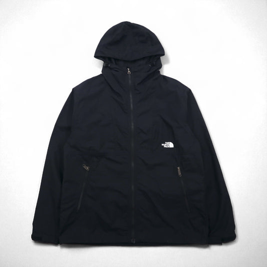 THE NORTH FACE コンパクトジャケット COMPACT JACKET マウンテンパーカー M ブラック ナイロン 防水 NP72230