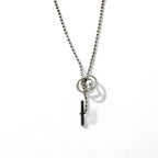 GUCCI ボールチェーン シルバー ネックレス ペンダント Ag925 インターロッキングG イタリア製