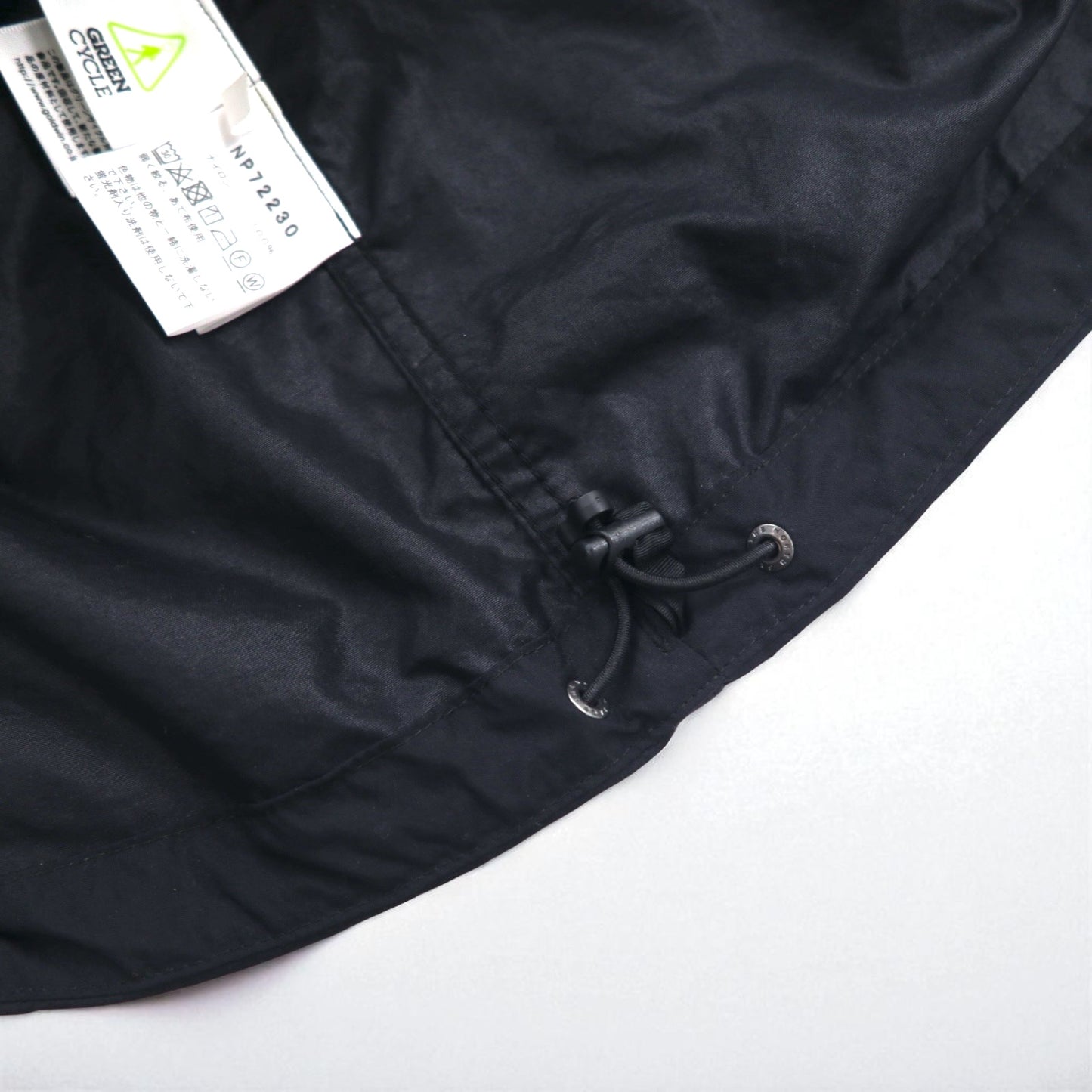 THE NORTH FACE Compact Jacket, Mountain Parka, Size M, Black, Nylon, Waterproof, NP72230