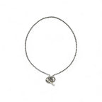 GUCCI ボールチェーン シルバー ネックレス ペンダント Ag925 インターロッキングG イタリア製