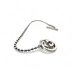 GUCCI ボールチェーン シルバー ネックレス ペンダント Ag925 インターロッキングG イタリア製