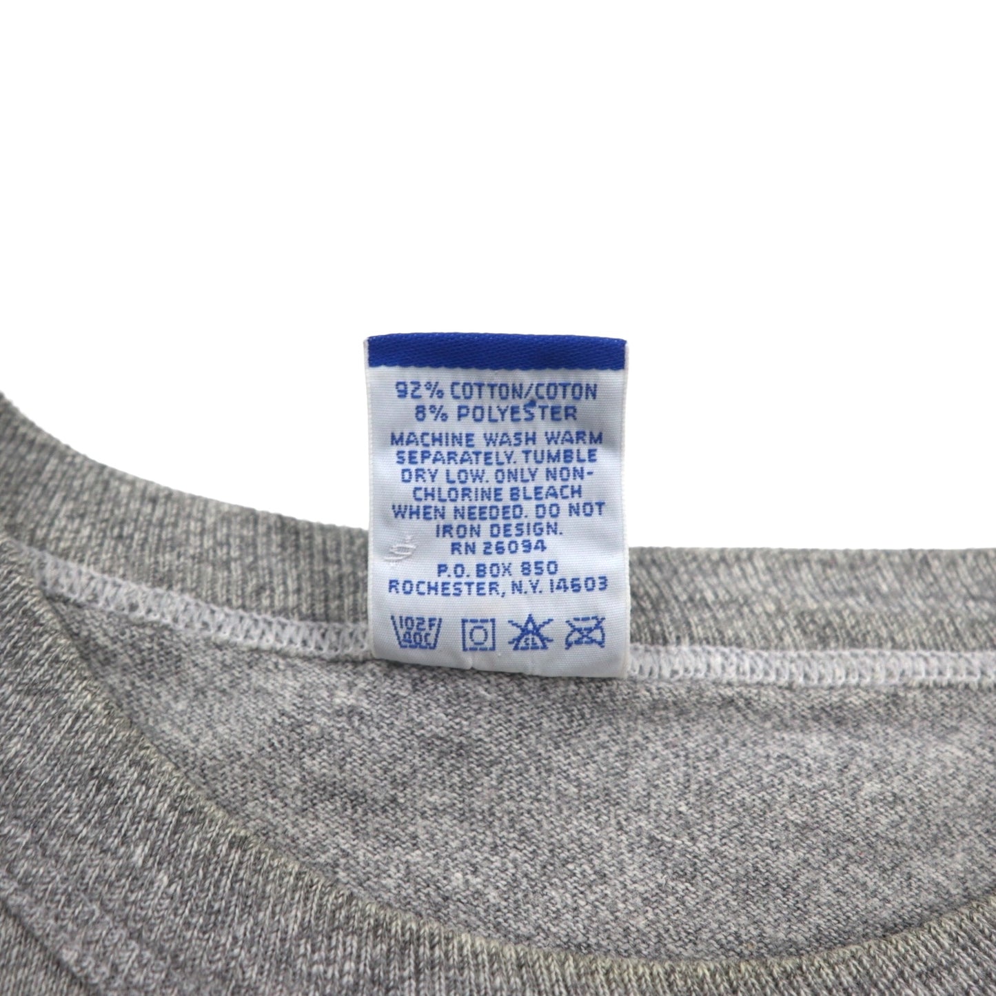 Champion USA製 90年代 カレッジプリント Tシャツ XL グレー コットン Marin ATHLETICS