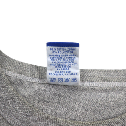 Champion USA製 90年代 カレッジプリント Tシャツ XL グレー コットン Marin ATHLETICS