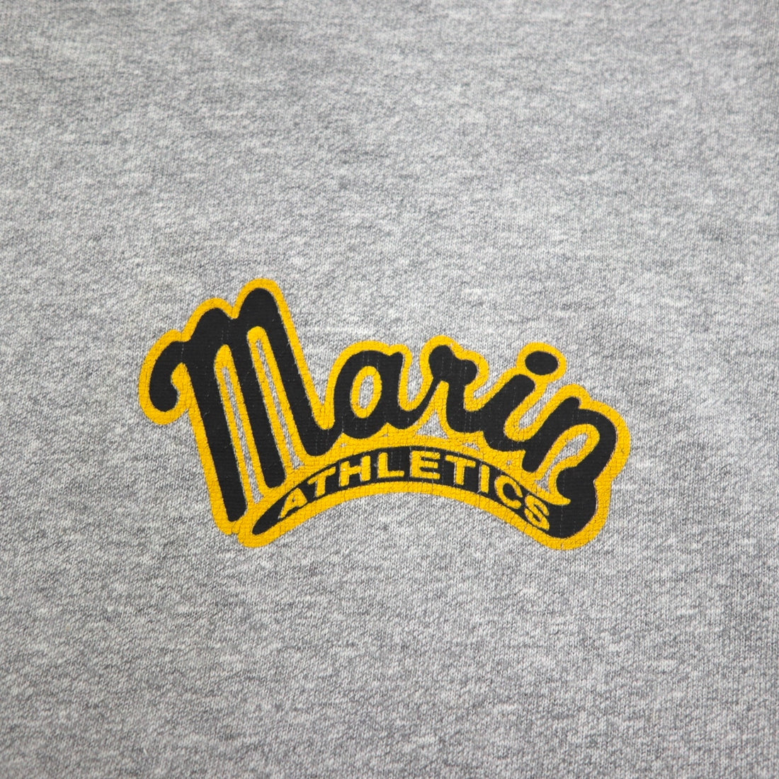 Champion USA製 90年代 カレッジプリント Tシャツ XL グレー コットン Marin ATHLETICS