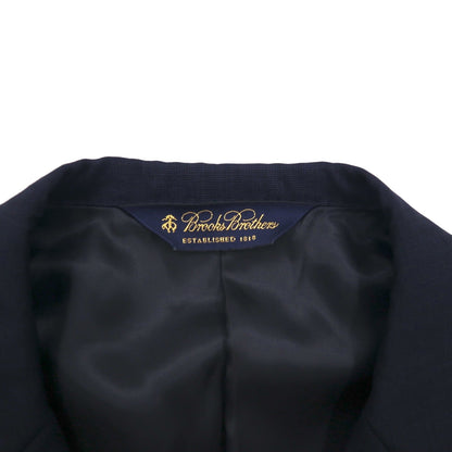 Brooks Brothers 3B Suit, Size M, Navy Wool, Double-Tuck, Wide Fit