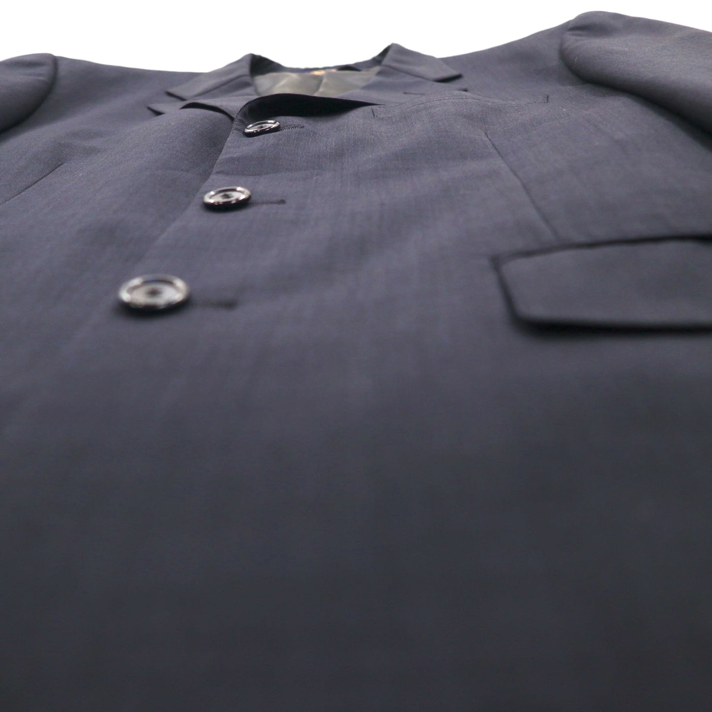 Brooks Brothers 3B Suit, Size M, Navy Wool, Double-Tuck, Wide Fit