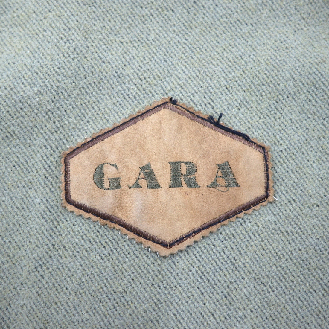 GARA 90s Vintage Lambskin Coat, Lamb Leather N-3B Flight Jacket, Medium, Fur, Bi-Flap, Riri Zip