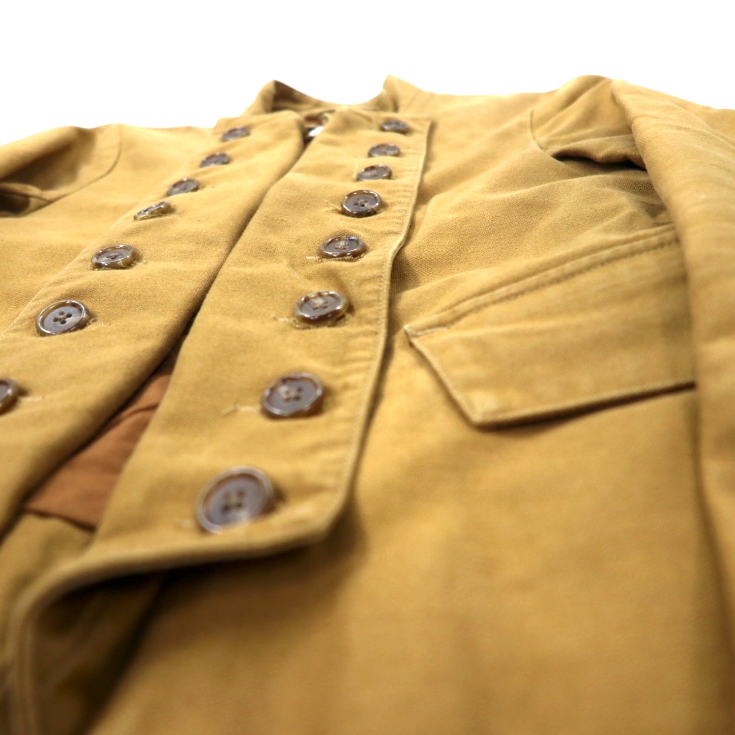 FWK ENGINEERED GARMENTS USA Made Napoleon Jacket 0 Beige Cotton – 日本然リトテ