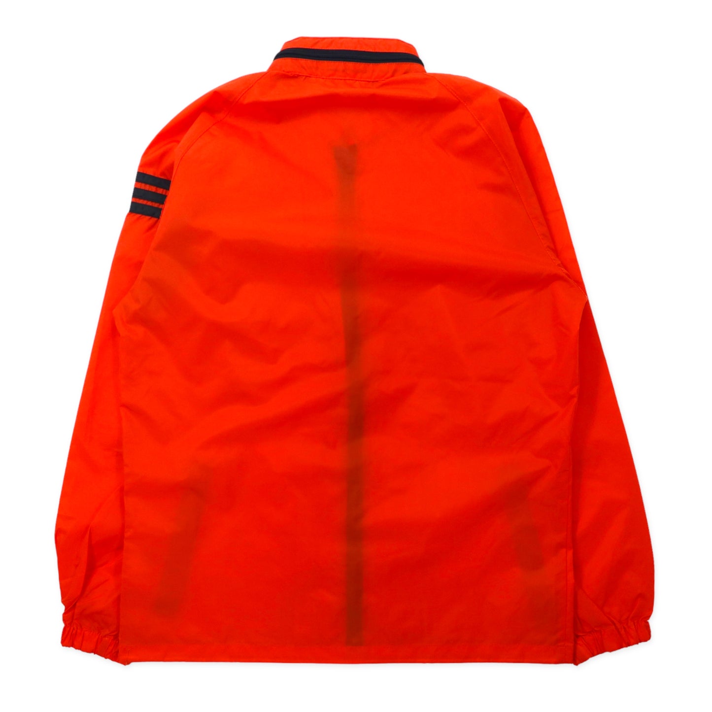 Adidas 80's Descente MADE Windbreaker L Orange 3 Striped Su Hoodie 
