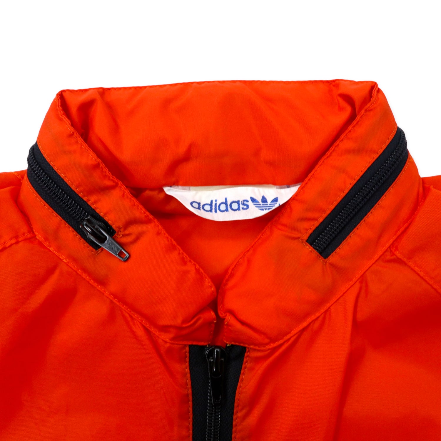 Adidas 80's Descente MADE Windbreaker L Orange 3 Striped Su