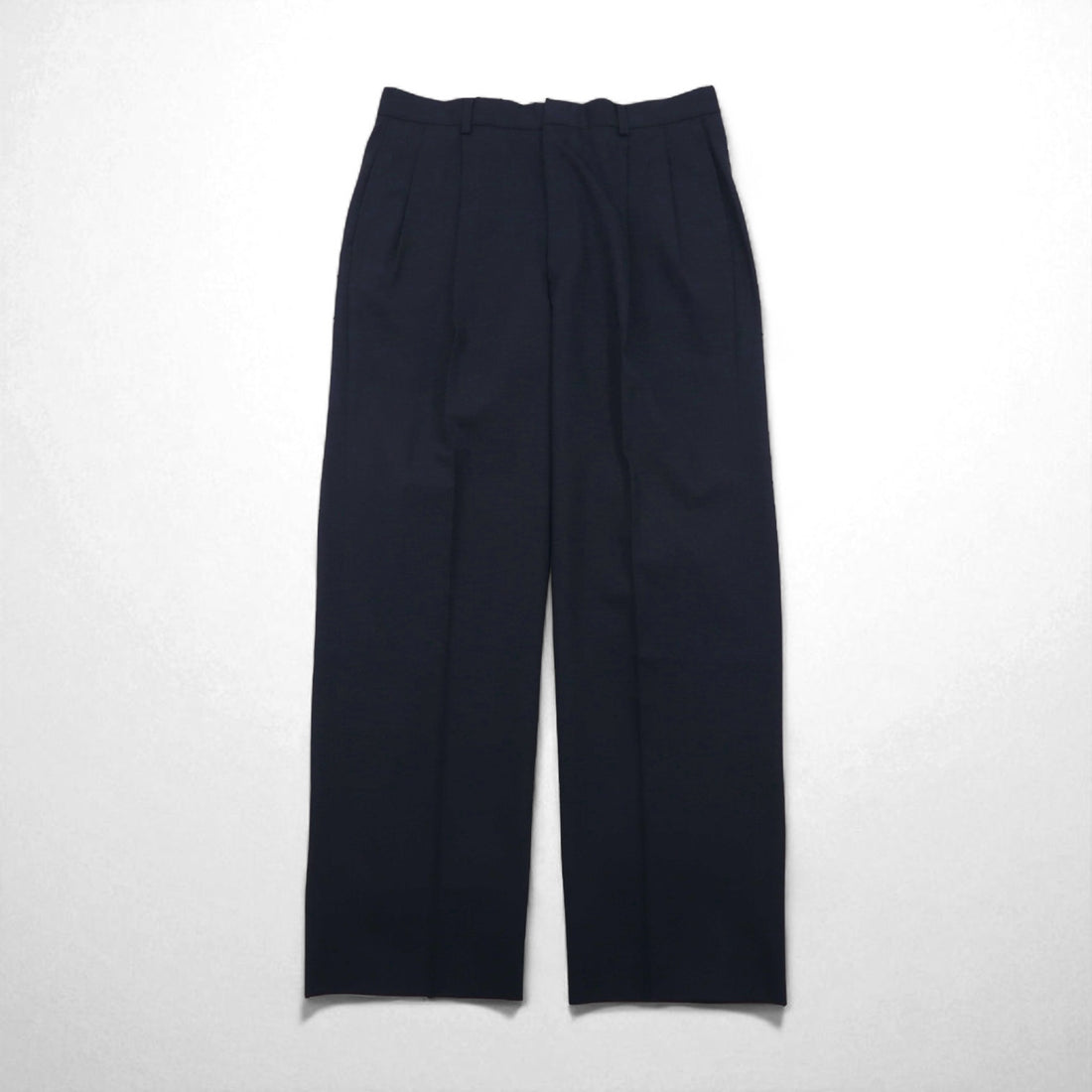 Brooks Brothers 3B Suit, Size M, Navy Wool, Double-Tuck, Wide Fit