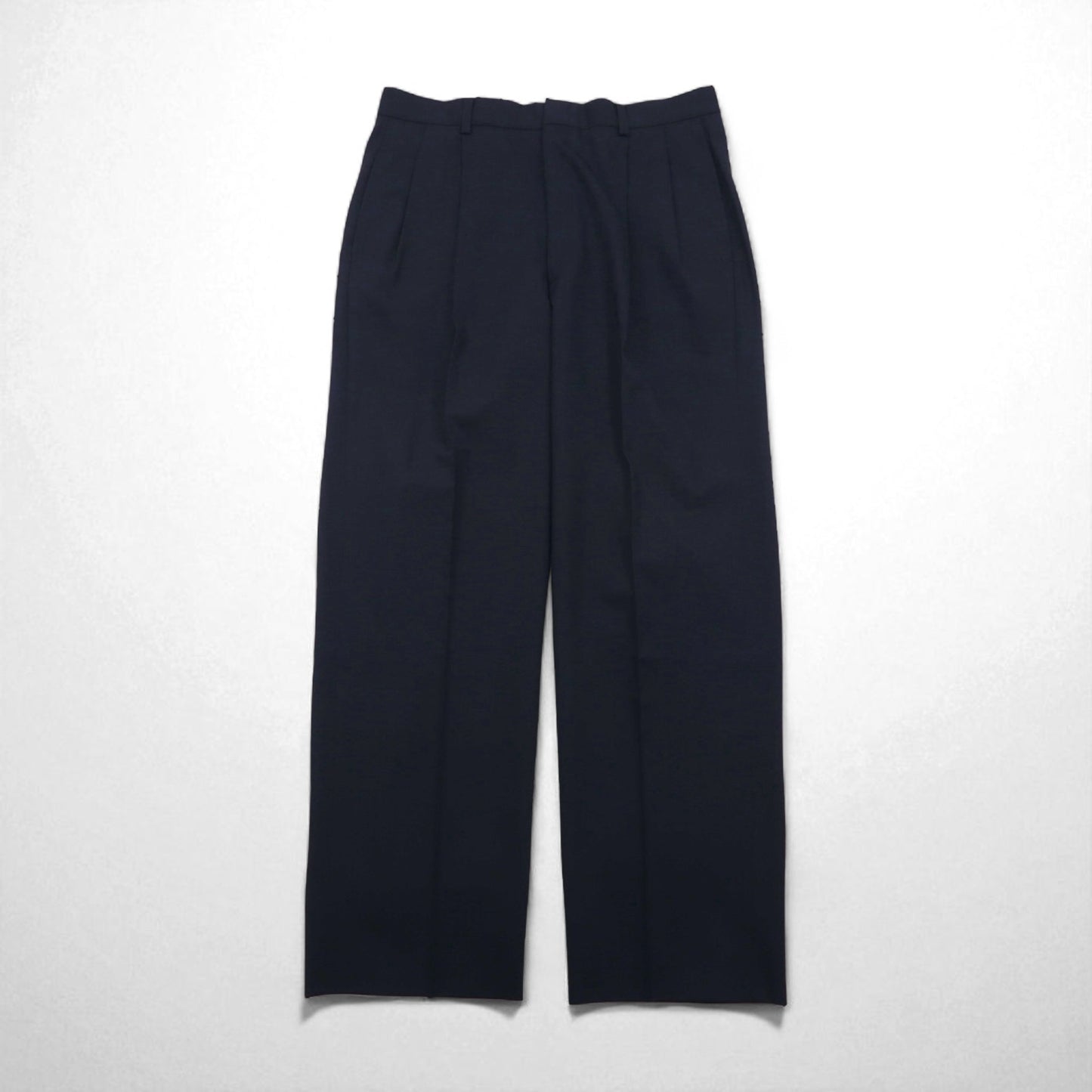 Brooks Brothers 3B Suit, Size M, Navy Wool, Double-Tuck, Wide Fit