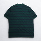 Polo by Ralph Lauren 90s Striped Polo Shirt 2XL Green Cotton Pique Small Pony Embroidery