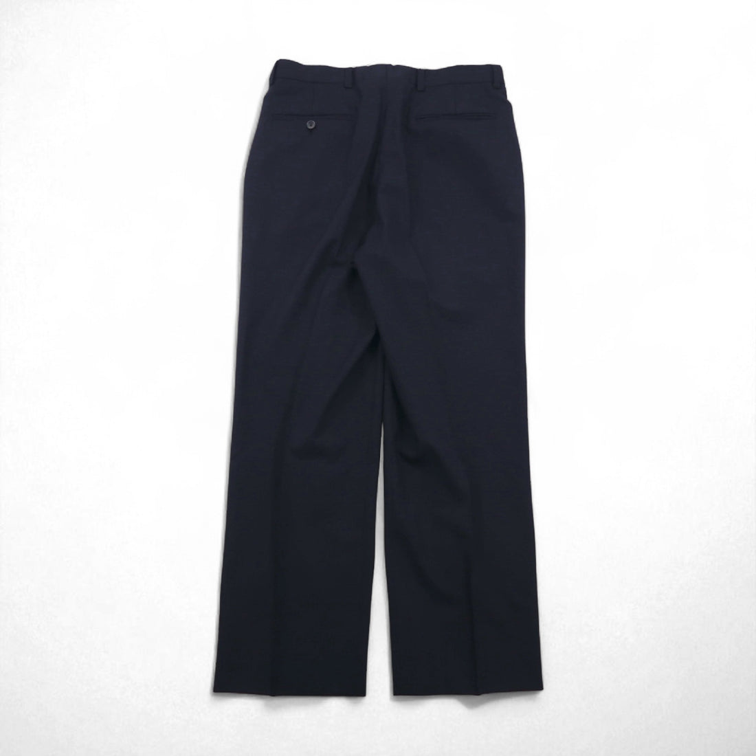 Brooks Brothers 3B Suit, Size M, Navy Wool, Double-Tuck, Wide Fit