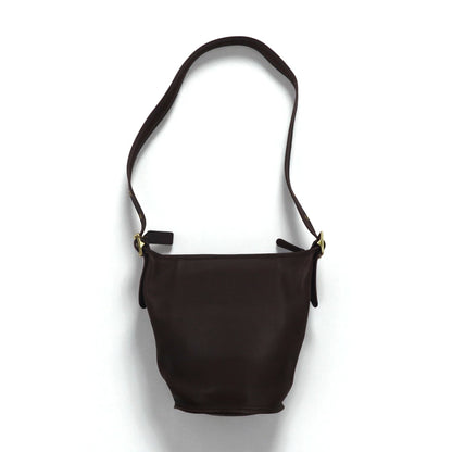 COACH オールドコーチ バケツ型 ショルダーバッグ ブラウン レザー 牛革 9953 ヴィンテージ