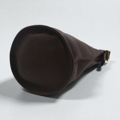 COACH オールドコーチ バケツ型 ショルダーバッグ ブラウン レザー 牛革 9953 ヴィンテージ