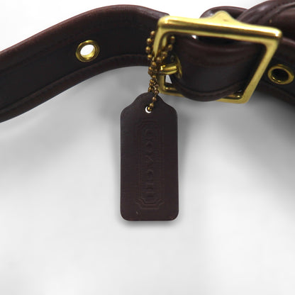 COACH オールドコーチ バケツ型 ショルダーバッグ ブラウン レザー 牛革 9953 ヴィンテージ