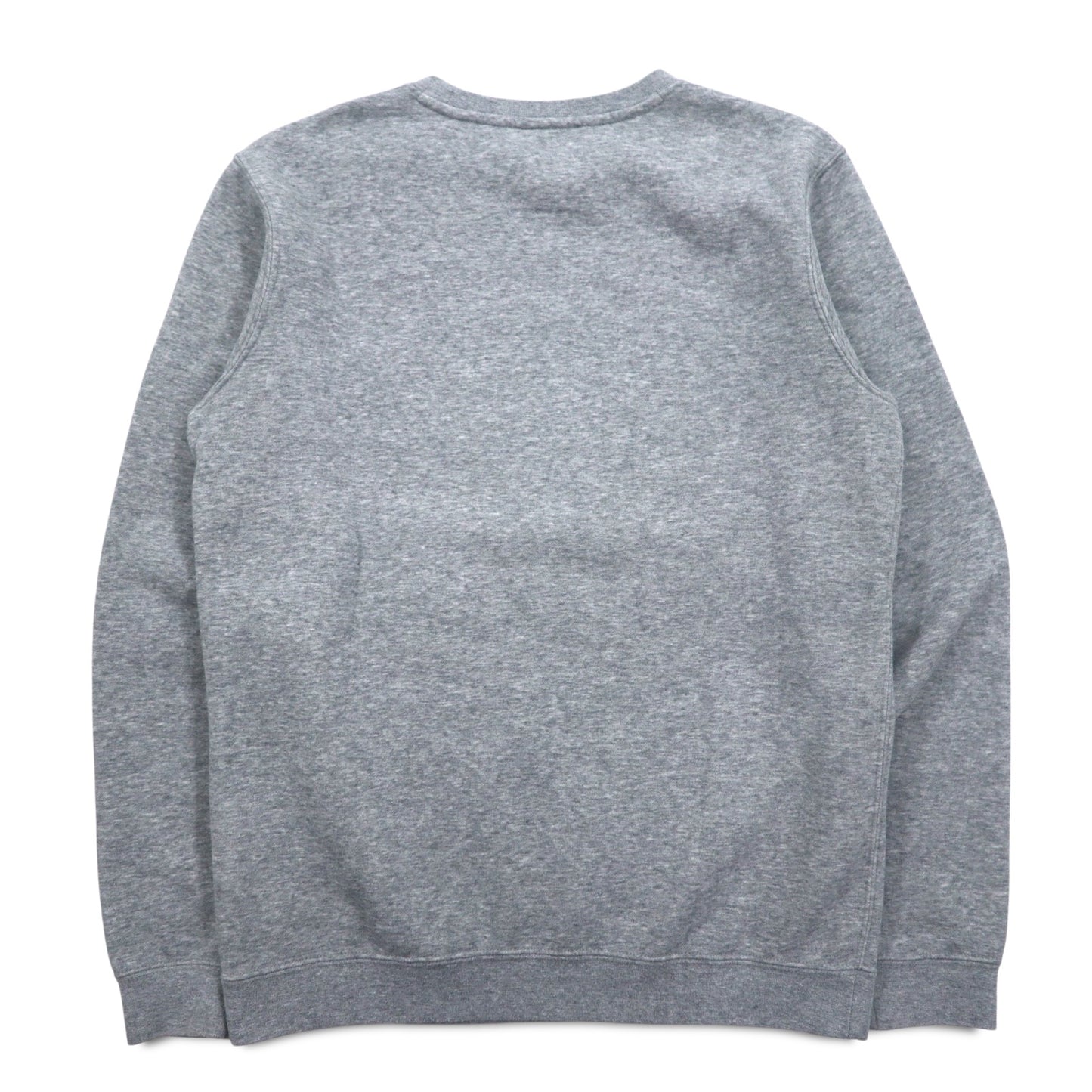 NIKE HBR フリースクルー スウェット S グレー コットン 裏起毛 JUST DO IT. 928700-063