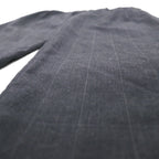 NAUTICA RIGGER クラシックフィット 2タック ワイド スラックスパンツ L グレー チェック ウール