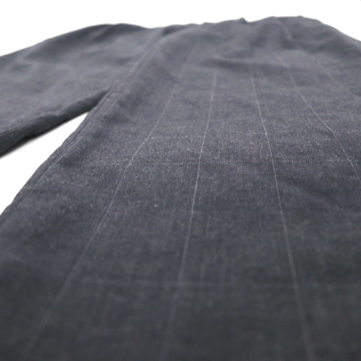 NAUTICA RIGGER Classic Fit 2-Puck Wide Leg Slacks, Size L, Gray Check Wool