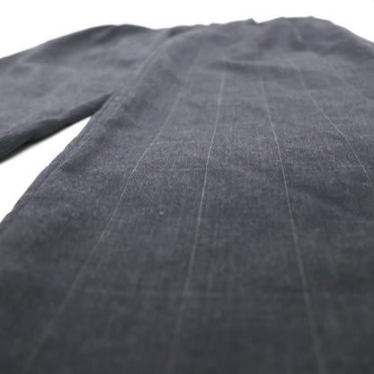 NAUTICA RIGGER Classic Fit 2-Puck Wide Leg Slacks, Size L, Gray Check Wool