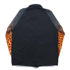 FACETASM レオパード コーチジャケット M ブラック コットン HT-JK-M05