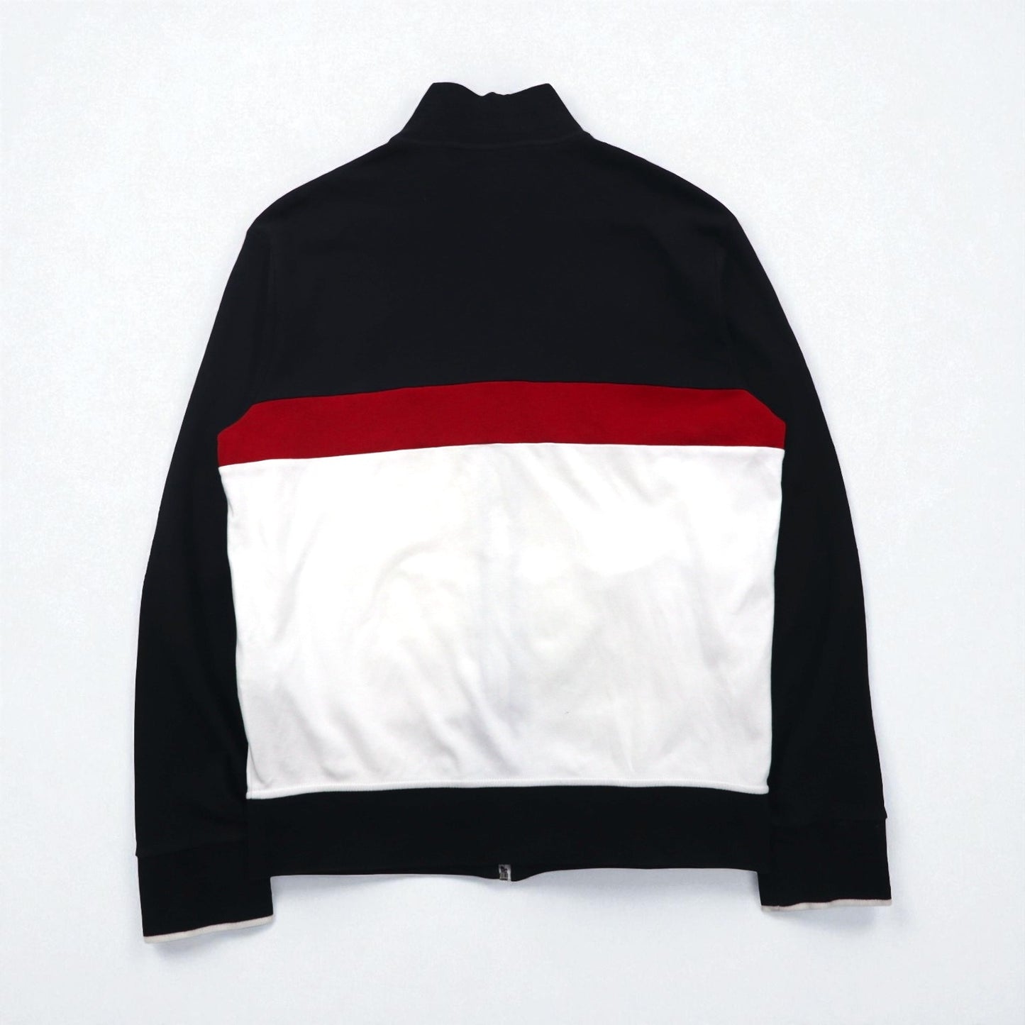 Polo Ralph Lauren トラックジャケット ジャージ M ブラック コットン スモールポニー刺繡 トリコロール