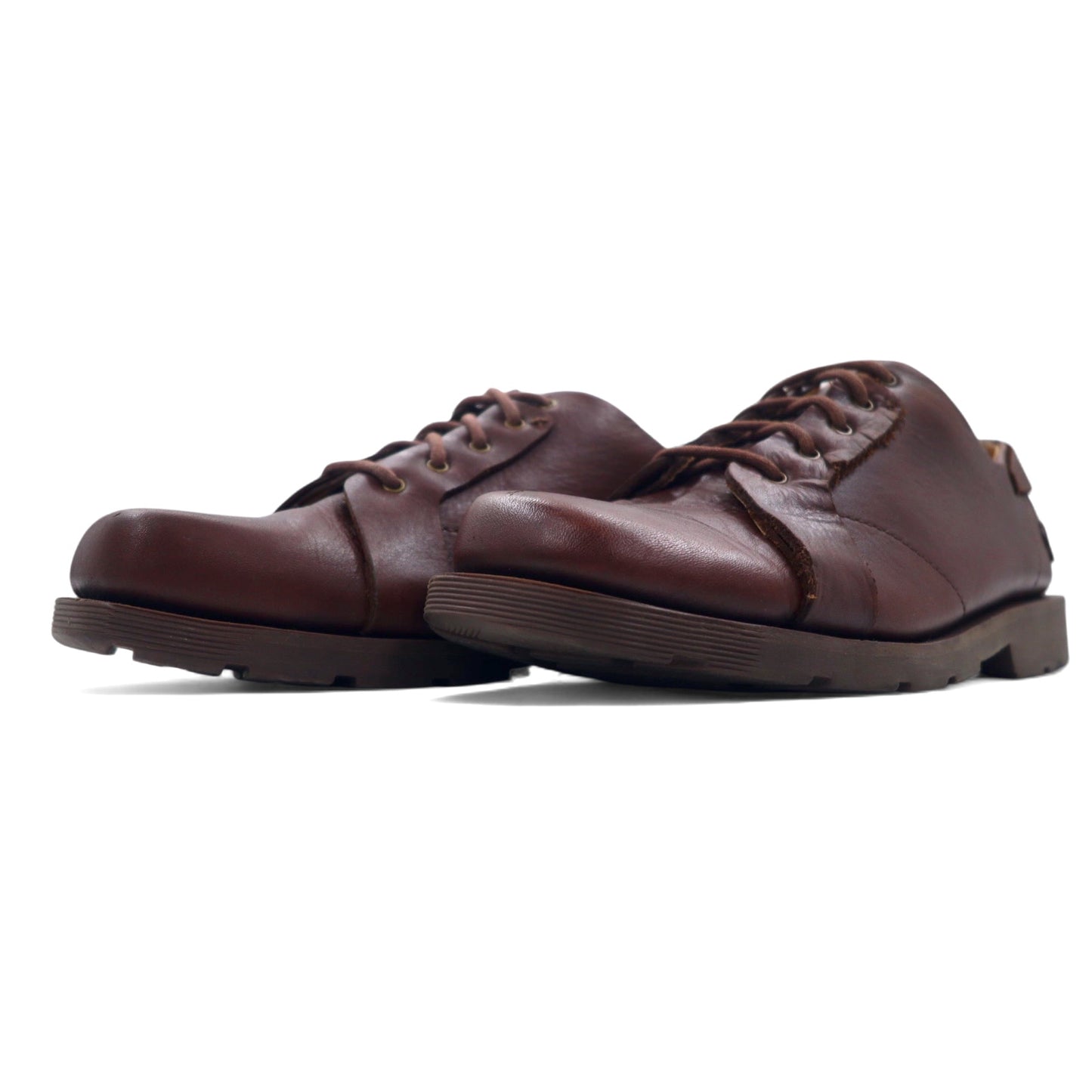 Dr.Martens オックスフォード レザー ドレスシューズ 26cm ブラウン レザー Air Cushion Oxford Casual Dress Shoes  11566