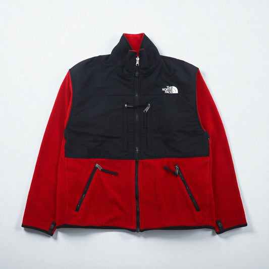 THE NORTH FACE デナリジャケット POLARTEC ポーラテック フリースジャケット L レッド ナイロン切替 NL-3205