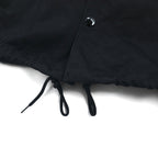 FACETASM レオパード コーチジャケット M ブラック コットン HT-JK-M05