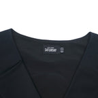 KATE SPADE SATURDAY Cache-Coeur Dress, Medium, Black, Cotton