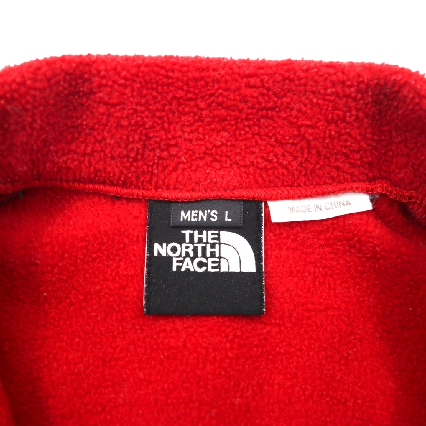 THE NORTH FACE デナリジャケット POLARTEC ポーラテック フリースジャケット L レッド ナイロン切替 NL-3205