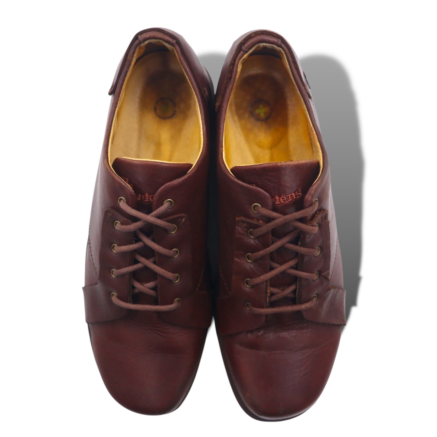 Dr.Martens オックスフォード レザー ドレスシューズ 26cm ブラウン レザー Air Cushion Oxford Casual Dress Shoes  11566