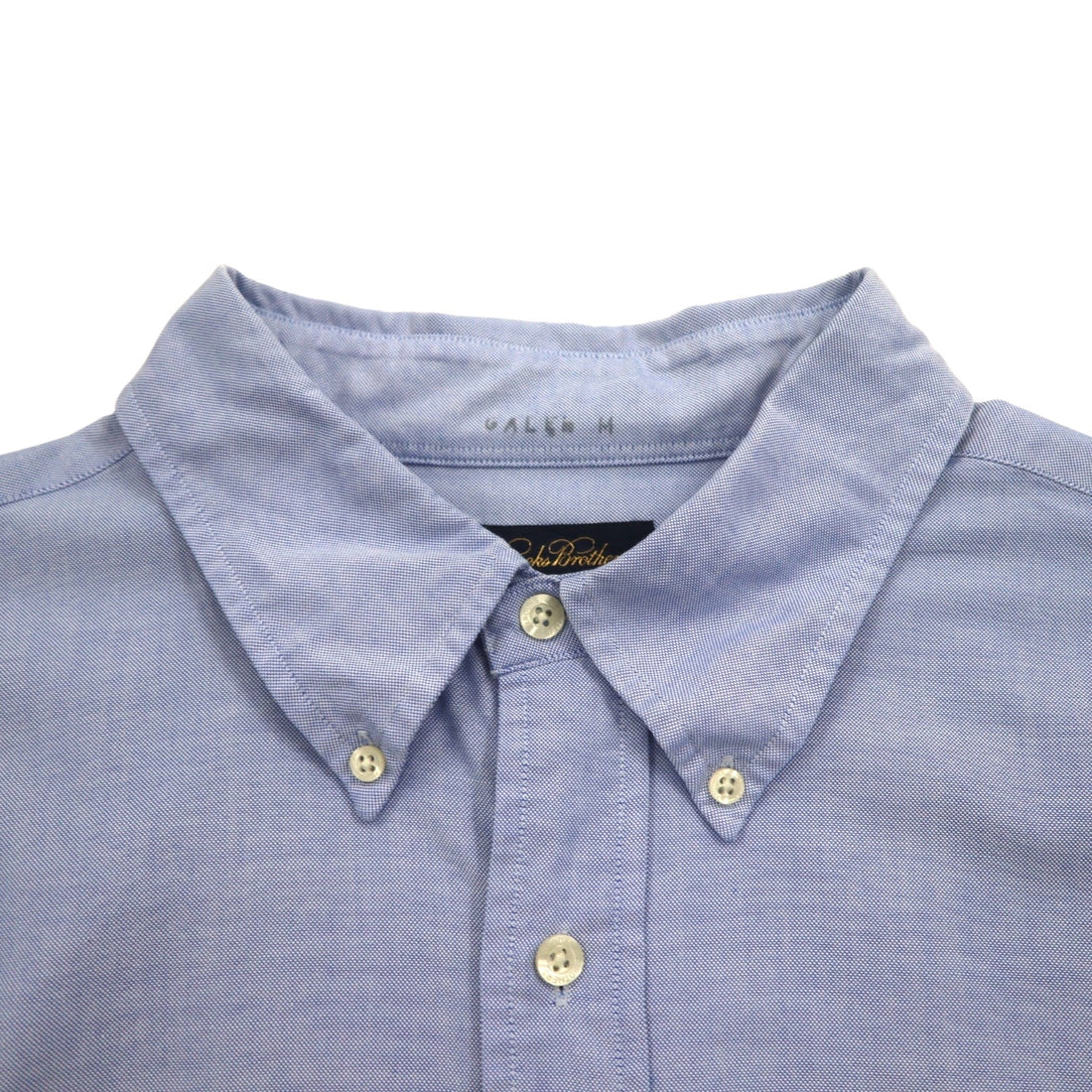 Brooks Brothers Supima Cotton Oxford Button-Down Shirt, 2XL, Blue, Big Size, One Point Logo