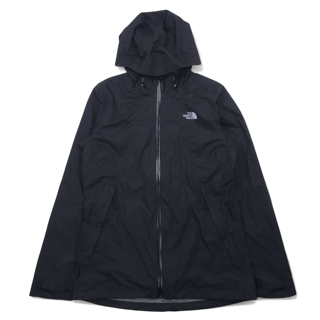 日本然リトテ-古着オンライン-THE NORTH FACE ドライベント DRYVENT マウンテンパーカー M ブラック ナイロン 防水 透湿 止水ジップ NF00CUR8-THE NORTH FACE DRYVENT Mountain Hoodie M Black Nylon Waterproof Breathable Waterproof Zip NF00CUR8
