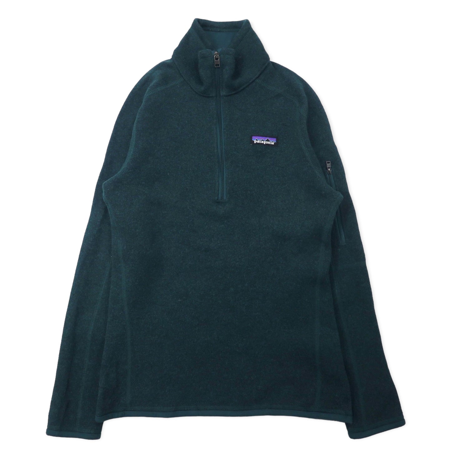 日本然リトテ-古着オンライン-patagonia ベターセーター ハーフジップ フリースジャケット XS グリーン ポリエステル Women's Better Sweater 1/4-Zip 25618FA19-Patagonia Better Sweater Half Zip FLEECE Jacket XS Green Polyester Women's Better Sweater 1/4-Zip 25618FA19