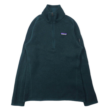 日本然リトテ-古着オンライン-patagonia ベターセーター ハーフジップ フリースジャケット XS グリーン ポリエステル Women's Better Sweater 1/4-Zip 25618FA19-Patagonia Better Sweater Half Zip FLEECE Jacket XS Green Polyester Women's Better Sweater 1/4-Zip 25618FA19