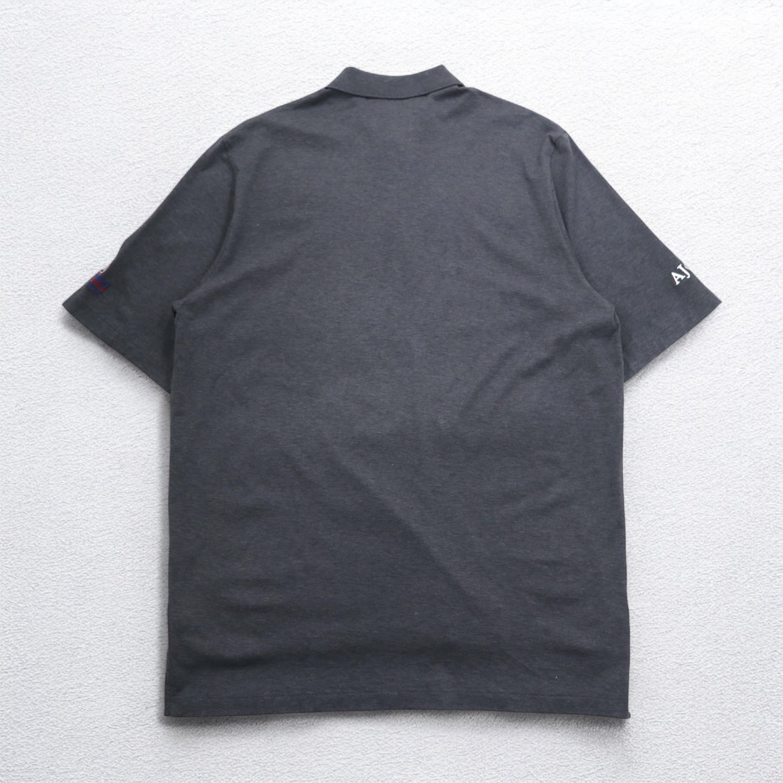 POLO GOLF RALPH LAUREN 90s Peruvian Pima Cotton Polo Shirt, Size L, Gray, Small Pony Embroidery