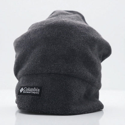 Columbia 90年代 フリース ビーニー ニット帽 グレー ポリエステル CU8205