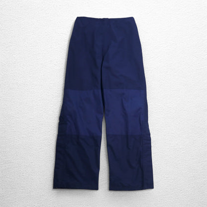 Cabela's 80s Gore-Tex Nylon Shell Pants, Medium, Navy, Zippered Hem, Slit
