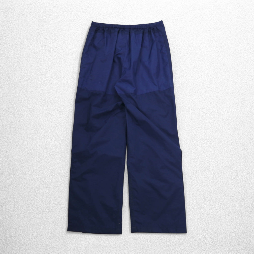 Cabela's 80s Gore-Tex Nylon Shell Pants, Medium, Navy, Zippered Hem, Slit