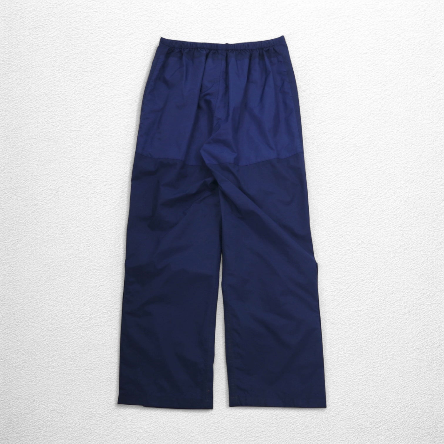 Cabela's 80s Gore-Tex Nylon Shell Pants, Medium, Navy, Zippered Hem, Slit