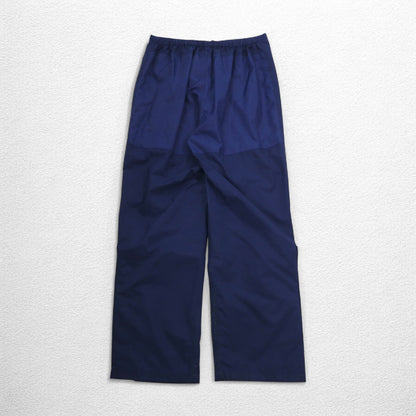 Cabela's 80s Gore-Tex Nylon Shell Pants, Medium, Navy, Zippered Hem, Slit