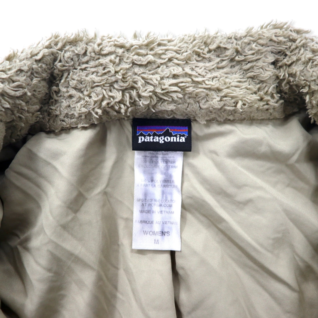 Patagonia Los Gatos Full Zip Fleece Jacket M Beige Polyester 25210FA14